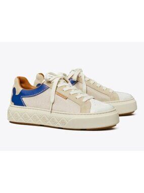Tory Burch Women's Ladybug Colorblock White Cream Klen Sneakers